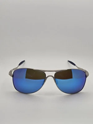 Oakley Crosshair Silver Frame Sapphire Blue Polarized Lens OO4060-01 - Image 1 of 4
