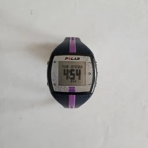Polar FT7 Reloj Digital Mujer Monitor de Ritmo Cardíaco Púrpura Negro BATERÍA NUEVA - Imagen 1 de 5