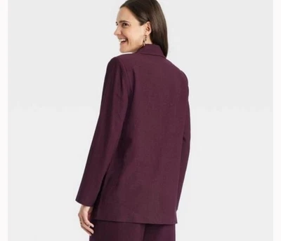 A New Day - Blazer Mujer Doble Pecho - Un Nuevo Día Borgoña Grande Foto 1 de 4