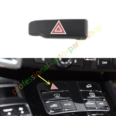 Luz de advertencia botón intermitente de emergencia para Porsche Cayenne Panamera Macan Foto 1 de 4