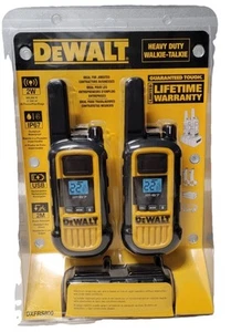DEWALT DXFRS800 22-Channel Two Way Radio Walkie Talkies 2 Pack - Zdjęcie 1 z 6