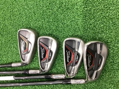 Titleist AP1 Set di ferri 5-7 + 9 Flex-R 4 pezzi mazze da golf destrorse usat... - Immagine 1 di 4