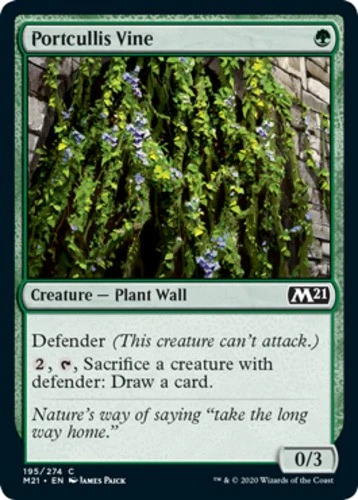 x4 Portcullis Vine - Core Set 2021 (M21) - NM - MTG - Image 1 of 1