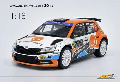 Skoda Fabia Rally2 Evo No.25 Rally Automobiles Monte Carlo 2022 Ingram ACL 1:18 - Image 1 of 4