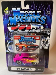 MUSCLE MACHINES 1:64 DIECAST 1969 CAMARO #01-79 - IN OVP - SCHÖN - Bild 1 von 1