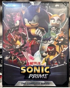 SONIC PRIME COMPLETE SERIES Limited Ed STEELBOOK UHD BR Digi w/PROTECTOR Netflix - Picture 1 of 7