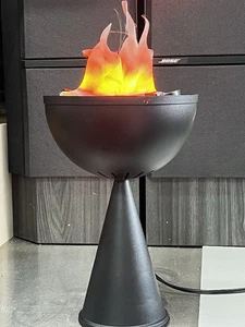 FLAME LIGHT FAKE FIRE “ELECTRIC”LIGHT TORCH CAMP DECOR HALLOWEEN 12”H X 7”W X 4” - Picture 1 of 11