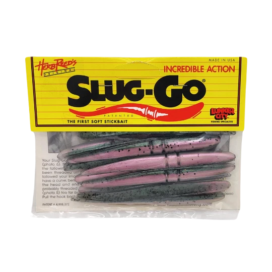 Lunker City Slug-Go Soft Stickbait, 4-1/2", 8pk, Rainbow Truut Foto 1 de 1