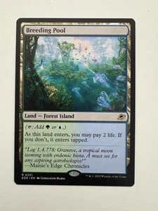 Breeding Pool MTG Magic the Gathering Card NM Near Mint EOE - Picture 1 of 1