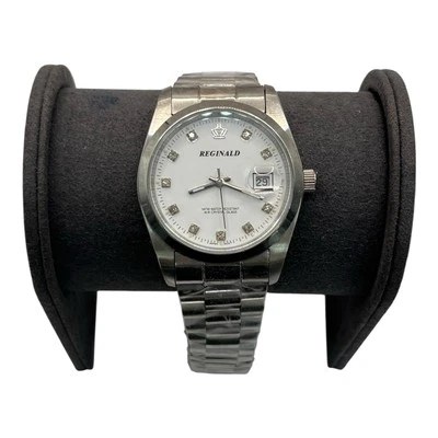 Мужские наручные часы Reginald серебристый жемчуг белый аналоговый кварц. Совершенно новый - Изображение 1 из 4