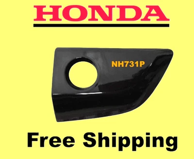 2018 HONDA CIVIC DOOR HANDLE KEY LOCK COVER CAP HOLE Driver Side BLACK NH731P OE - Image 1 of 4