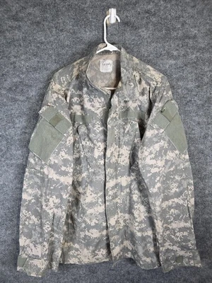 Army Combat Uniform Jacket Mens Large Long ACU Camo Flame Resistant - Image 1 of 4