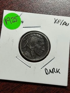 1925 Büffelnickel volles Datum - vz Details dunkel & verkalkt - Bild 1 von 6
