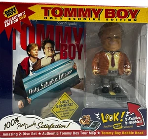 Tommy Boy HOLY SCHNIKE EDITION 2 DVD SET Chris Farley BOBBLE HEAD NEW SEALED - Picture 1 of 12