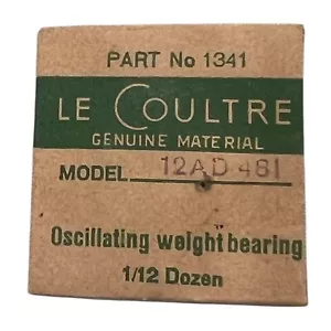 Orologio Jaeger LeCoultre Cal 476/481 # 1341 Cuscinetto Pesi Oscillante Parte Nuovo - Foto 1 di 1