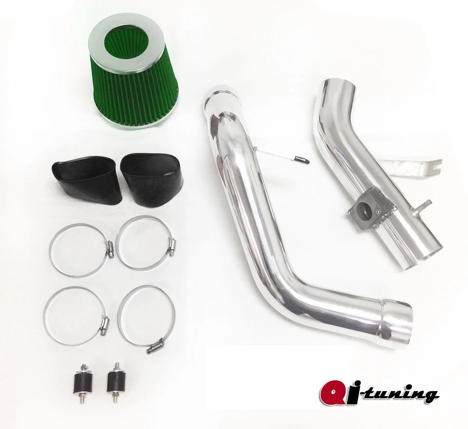 Kit de admisión de aire frío NEGRO VERDE 2 PIEZAS para Mitsubishi Eclipse 2006-2011 3,8 L V6 Foto 1 de 1