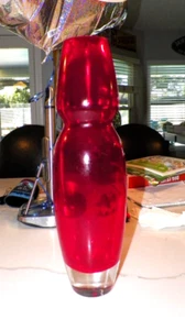 MARQUIS WATERFORD MAMBO 16" VASE LIPSTICK RED IN BOX - Imagen 1 de 9