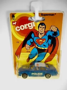 Vintage Corgi Superman City Of Metropolis Police Car 1:64 Die-Cast - Picture 1 of 2