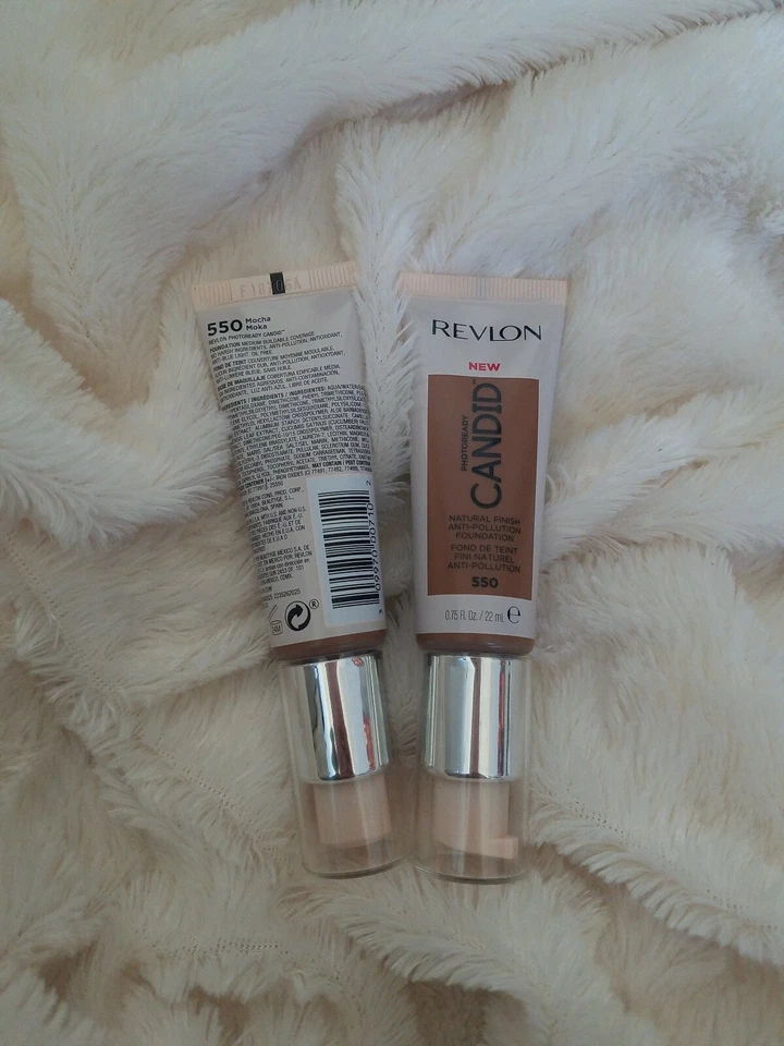 2 Pack Revlon Photoready Candid Foundation- Mocha 550 - FREE SHIPPING - Image 1 of 1