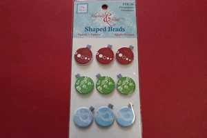 Deja Views "Ornaments Shaped BRADS" FFE-30 - 9 Pieces - Picture 1 of 2