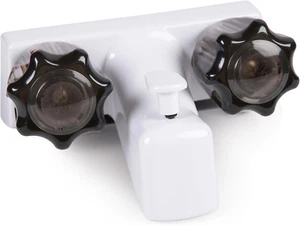RV Shower Faucet Camper Shower Faucet - Double Handle, 4 - Inch, Diverter - Mult - Picture 1 of 7