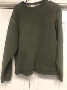 Camicia uomo Columbia manica lunga tg. M Medium Outdoor Active Verde (come pile) - Foto 1 di 6