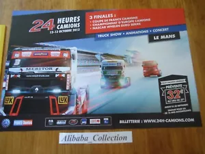 Póster Original 24 Horas Del Mans 2013 Cartel Aco El 24H Camión - Picture 1 of 3