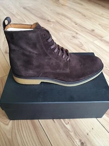 Boss By Hugo Boss Tunley_half_sd stivali scamosciati marroni da uomo taglia UK 6 US 7 EU 40! - Foto 1 di 6