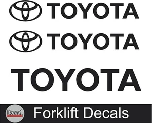 Toyota Forklift Equipment Vinyl Decal Stickers - Picture 1 of 1