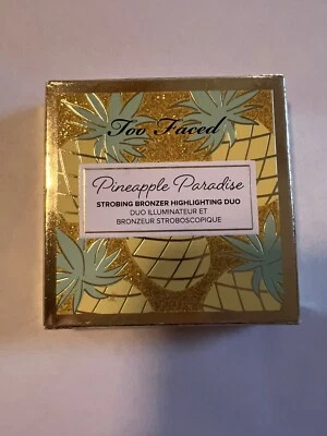 NIB - TOO FACED Pineapple Paradise Highlighter & Bronzer - Toasted Pineapple - Image 1 of 4