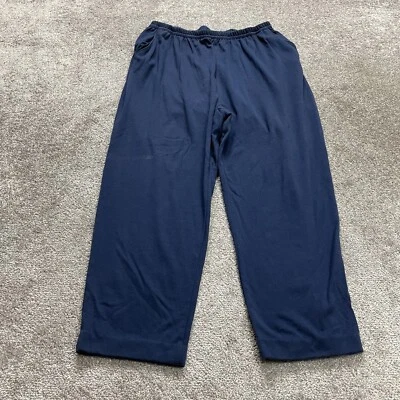 Pantalones deportivos Cabin Creek para mujer 2XL azul marino cintura elástica pierna recta 32x26 Foto 1 de 4