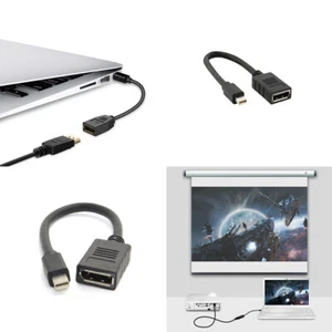 US 1-2 Pack Mini DisplayPort to DisplayPort Adapter 4K Resolution Converter - Picture 1 of 20