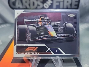 MAX VERSTAPPEN 2023 TOPPS CHROME  F1  RED BULL Base Card  #102 - Picture 1 of 2