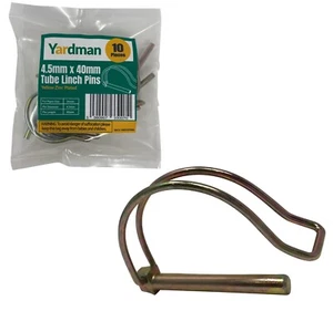 YARDMAN 10-pcs Pipe Tube Linch Lynch Pin 4.5mm x 40mm for 36mm Shaft Lock Clip - Picture 1 of 4