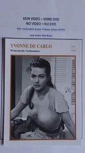 S46 - Starfilmkarte - YVONNE DE CARLO Weint um die Verdammten - Picture 1 of 2
