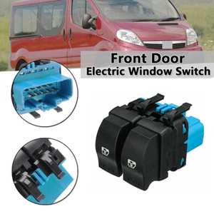 Front Electric Window Control Switch For Renault Megane Scenic Master Trafic II - Foto 1 di 8