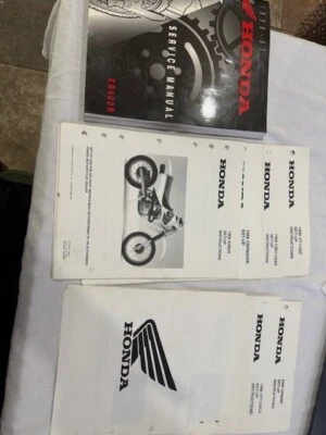 Honda XR400R 1996 1997 OEM manual de servicio 61KCY01...AA... Foto 1 de 4