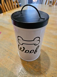 Dog Treat Canister Woof - Picture 1 of 1