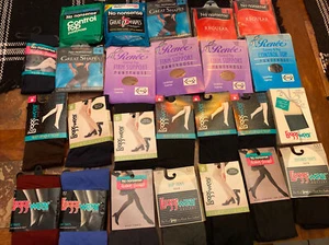 Lot of (25) Vintage Hosiery Pantyhose Stockings Legg’s Tights MIX BRANDS COLORS - Picture 1 of 17