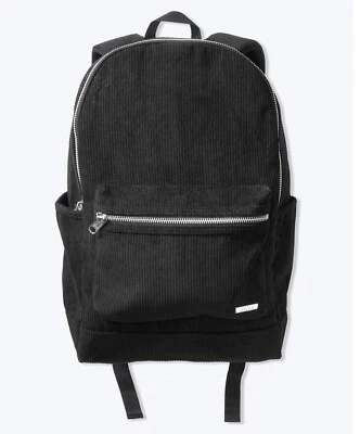 NWT Victoria’s Secret Pink Black Corduroy Classic Backpack NEW - Image 1 of 2