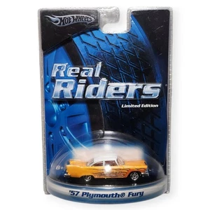 Hot Wheels Real Riders '57 Plymouth Fury Limited Edition (Mattel, 2005) Sealed - Picture 1 of 6