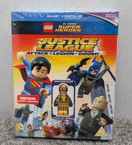 LEGO DC Justice League Attack of the Legion of Doom BluRay with Trickster figure - Picture 1 of 5