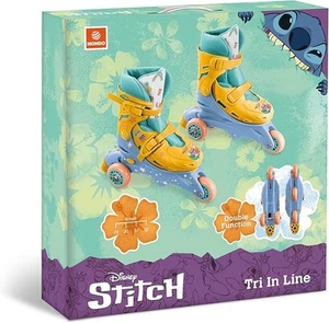 Pattini Stitch 3 In Line Skates, Doppia Funzione Regolabili Da 29 Al 32 - Foto 1 di 2