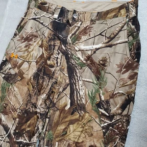 Under Armour Men's 34x32 Realtree AP Camouflage Camo Pants Lightweight Hiking  - Picture 1 of 14