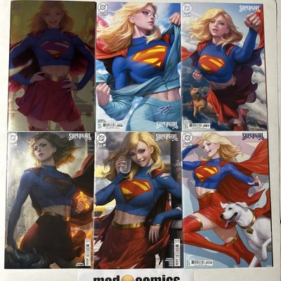 Supergirl #1 (Foil) ,2 3 4 5 6 Artgerm Lau  Variant Cover SET Lot 2025 DC Comics - Image 1 of 4