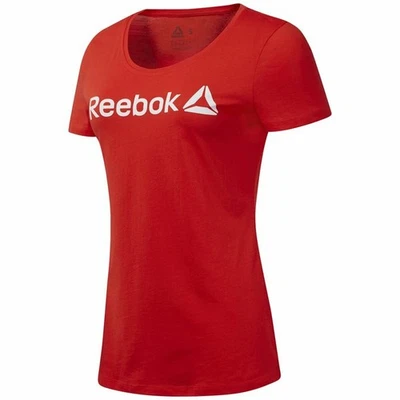 Camiseta de Manga Corta Mujer Reebok Scoop Neck Rojo - Imagen 1 de 4