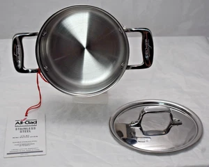 All-Clad Mini Dutch Oven Edelstahl 0,5 Quart mit Deckel Spezial Kochgeschirr NEU - Bild 1 von 5