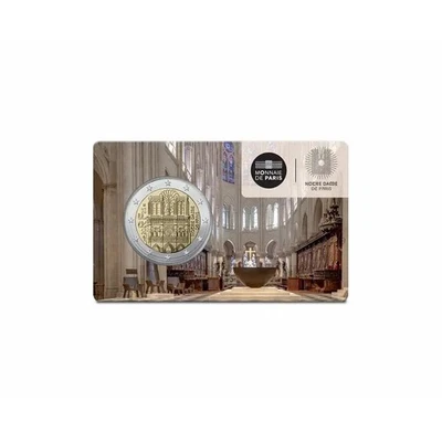 2 EUROS Notre-Dame de Paris BU Millésime 2025 MONNAIE DE PARIS COINCARD - Immagine 1 di 3