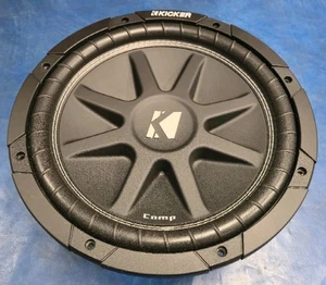 KICKER 43C124 300 WATTS 12" COMP SERIES SINGLE 4-OHM SUBWOOFER - Picture 1 of 12