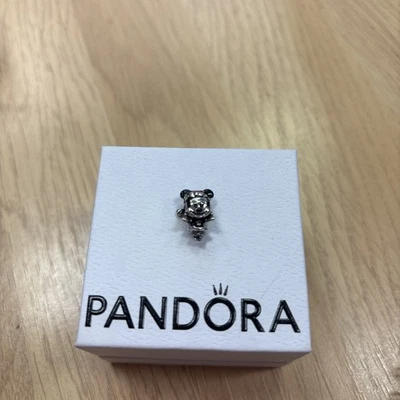 s925 Sterling Silver Disney pandora  Christmas Minnie Mouse Santa Charm  - Image 1 of 3